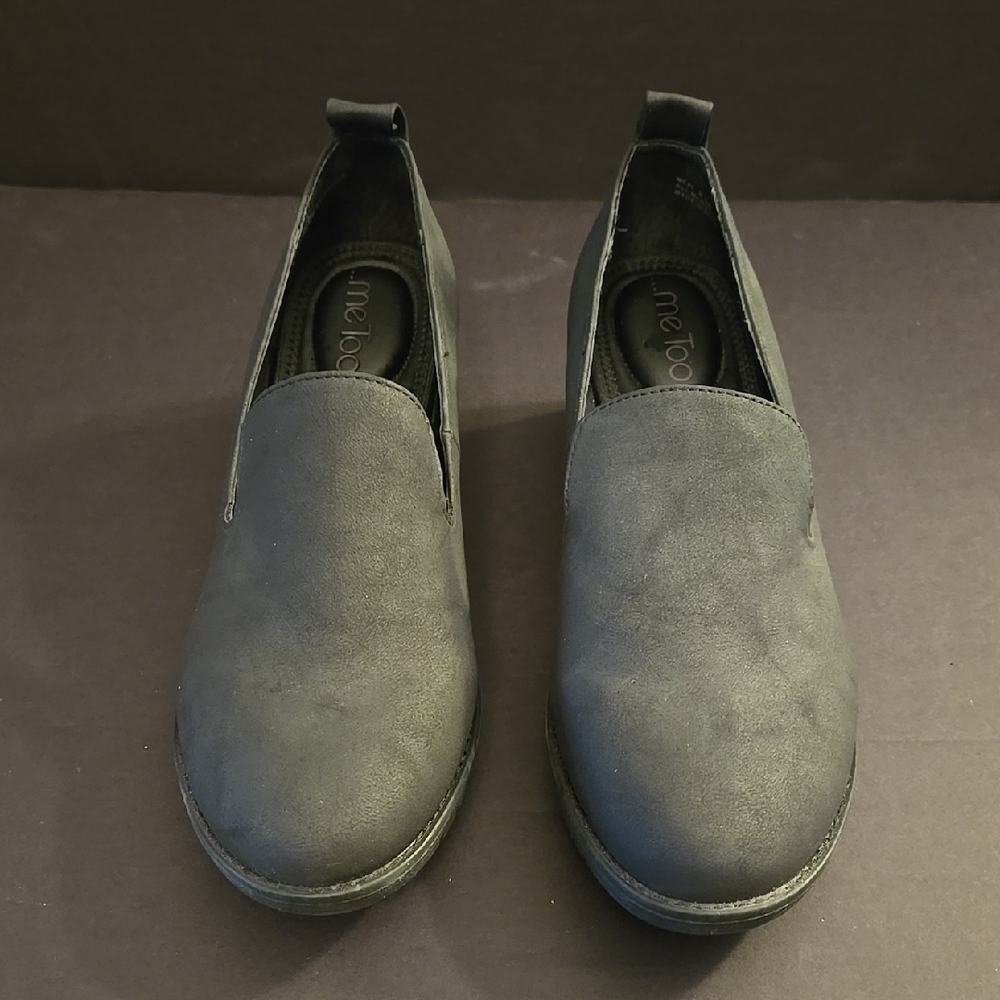 Me Too Women's Black Slip-On Shoes